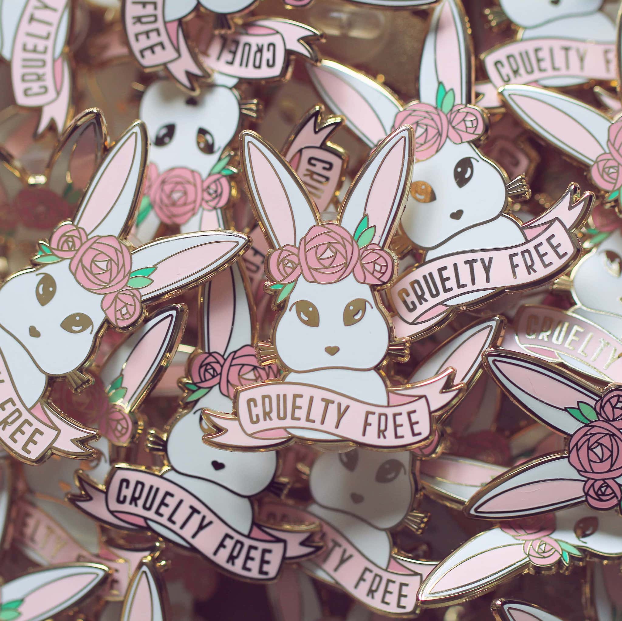 cruelty free pin